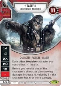 Tarfful - Chieftain of Kachirho (Card Only) - Covert Missions - Star Wars: Destiny card