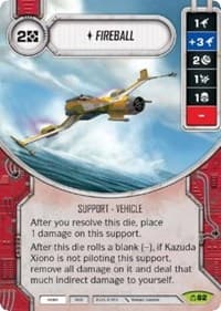 Fireball (Card Only) - Covert Missions - Star Wars: Destiny card