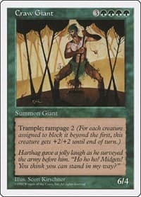 Craw Giant - Fifth Edition - Magic: The Gathering card