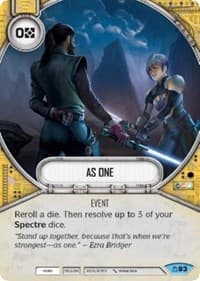 As One - Covert Missions - Star Wars: Destiny card