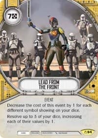 Lead From the Front - Covert Missions - Star Wars: Destiny card