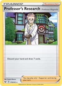 Professor's Research [Professor Magnolia] - 178/202 (Non-Holo) - Deck Exclusives - Pokemon card
