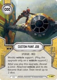 Custom Paint Job - Covert Missions - Star Wars: Destiny card