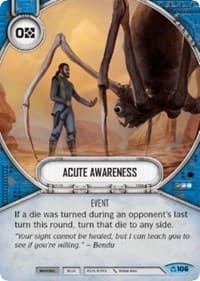 Acute Awareness - Covert Missions - Star Wars: Destiny card