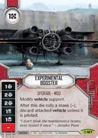 Experimental Booster (Card Only) - Covert Missions - Star Wars: Destiny card
