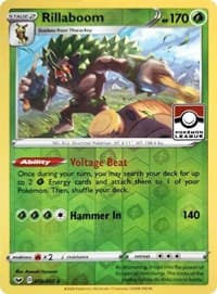 Rillaboom - 014/202 (Pokemon League) - League & Championship Cards - Pokemon card