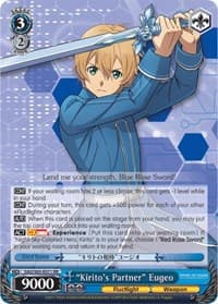 "Kirito's Partner" Eugeo - Sword Art Online -Alicization- - Weiss Schwarz card