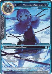 Blue Wizard (Stranger) (Full Art) - Alice Origin II Starter Deck - Force of Will card