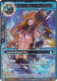 Triton, the Prince of Ocean (Stranger) (Full Art) - Alice Origin II Starter Deck - Force of Will card
