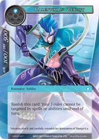Valentina's Zealot - Alice Origin II Starter Deck - Force of Will card