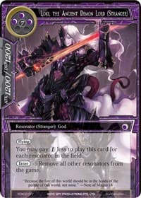 Loki, the Ancient Demon Lord (Stranger) - Alice Origin II Starter Deck - Force of Will card