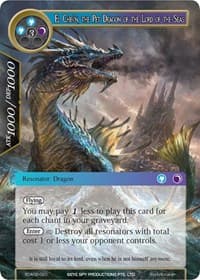El Chifon, the Pet Dragon of the Lord of the Seas - Alice Origin II Starter Deck - Force of Will card