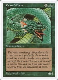 Craw Wurm - Fifth Edition - Magic: The Gathering card