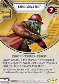 Nar Shaddaa Thief - Covert Missions - Star Wars: Destiny card