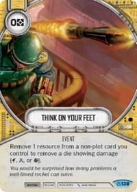 Think on Your Feet - Covert Missions - Star Wars: Destiny card