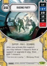 Raiding Party - Covert Missions - Star Wars: Destiny card