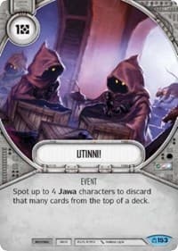 Utinni! - Covert Missions - Star Wars: Destiny card
