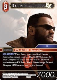 Barret EX - Opus XI - Final Fantasy TCG card