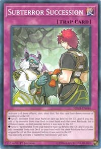 Subterror Succession - Structure Deck: Shaddoll Showdown - YuGiOh card