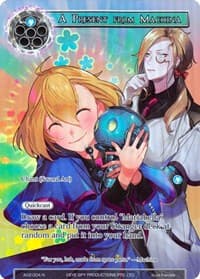 A Present from Machina (Full Art) - Alice Origin II - Force of Will card