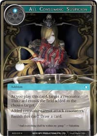 All Consuming Suspicion - Alice Origin II - Force of Will card