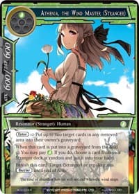 Athenia, the Wind Master (Stranger) - Alice Origin II - Force of Will card