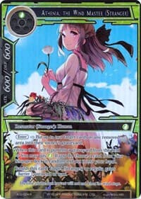 Athenia, the Wind Master (Stranger) (Full Art) - Alice Origin II - Force of Will card