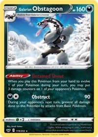 Galarian Obstagoon - Deck Exclusives - Pokemon card