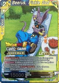 Beerus, Fickle God (Level 2) - Judge Promotion Cards - Dragon Ball Super: Masters card
