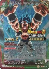 SSB Gogeta, Resonant Explosion (Level 2) - Judge Promotion Cards - Dragon Ball Super: Masters card