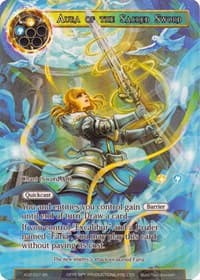 Aura of the Sacred Sword (Full Art) - Alice Origin II - Force of Will card