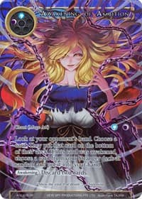 Awakening of Ambition (Full Art) - Alice Origin II - Force of Will card
