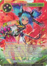 Super Beast Burning Rush! (Full Art) - Alice Origin II - Force of Will card