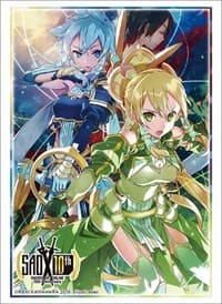 Bushiroad Sleeve Collection HG Vol.2342: Sword Art Online 10th Anniversary - Sinon & Leafa & Kirito (60-Pack) - Bushiroad Card Sleeves - Card Sleeves card