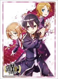 Bushiroad Sleeve Collection HG Vol.2337: Sword Art Online 10th Anniversary - Kirito & Fizel & Linel (60-Pack) - Bushiroad Card Sleeves - Card Sleeves card