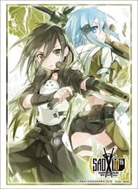 Bushiroad Sleeve Collection HG Vol.2318: Sword Art Online 10th Anniversary Phantom Bullet - Kirito & Sinon (60-Pack) - Bushiroad Card Sleeves - Card Sleeves card