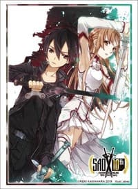 Bushiroad Sleeve Collection HG Vol.2313: Sword Art Online 10th Anniversary Aincrad - Kirito & Asuna (60-Pack) - Bushiroad Card Sleeves - Card Sleeves card
