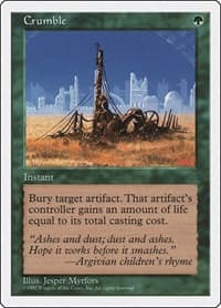 Crumble - Fifth Edition - Magic: The Gathering card
