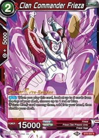 Clan Commander Frieza - Universal Onslaught Pre-Release Cards - Dragon Ball Super: Masters card