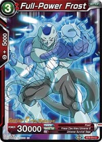 Full-Power Frost - Universal Onslaught Pre-Release Cards - Dragon Ball Super: Masters card