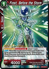 Frost, Before the Storm - Universal Onslaught Pre-Release Cards - Dragon Ball Super: Masters card