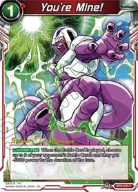You're Mine! - Universal Onslaught Pre-Release Cards - Dragon Ball Super: Masters card