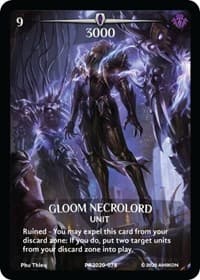 Gloom Necrolord (Full Art) - Argent Saga Promos - Argent Saga TCG card