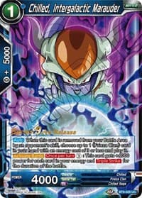 Chilled, Intergalactic Marauder - Universal Onslaught Pre-Release Cards - Dragon Ball Super: Masters card