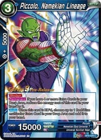 Piccolo, Namekian Lineage - Universal Onslaught Pre-Release Cards - Dragon Ball Super: Masters card