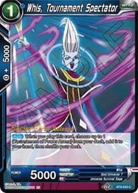 Whis, Tournament Spectator - Universal Onslaught Pre-Release Cards - Dragon Ball Super: Masters card
