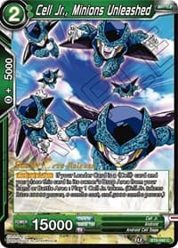 Cell Jr., Minions Unleashed - Universal Onslaught Pre-Release Cards - Dragon Ball Super: Masters card