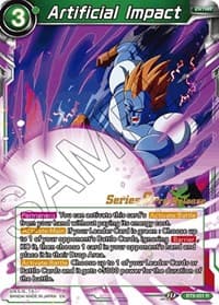 Artificial Impact - Universal Onslaught Pre-Release Cards - Dragon Ball Super: Masters card