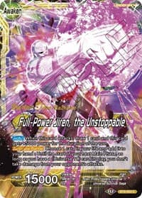 Jiren // Full-Power Jiren, the Unstoppable - Universal Onslaught Pre-Release Cards - Dragon Ball Super: Masters card