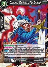 Dabura, Darkness Perfected - Universal Onslaught Pre-Release Cards - Dragon Ball Super: Masters card